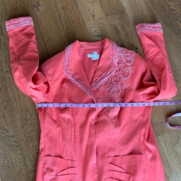 Coldwater Creek Embroidery Blazer - Picture 6 of 11